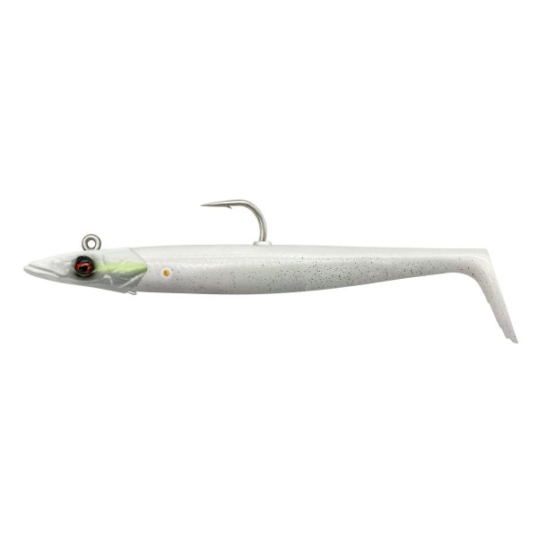 Savage Gear Sandeel V2 RTF Meeresköder 18cm/86g White Pearl Silver