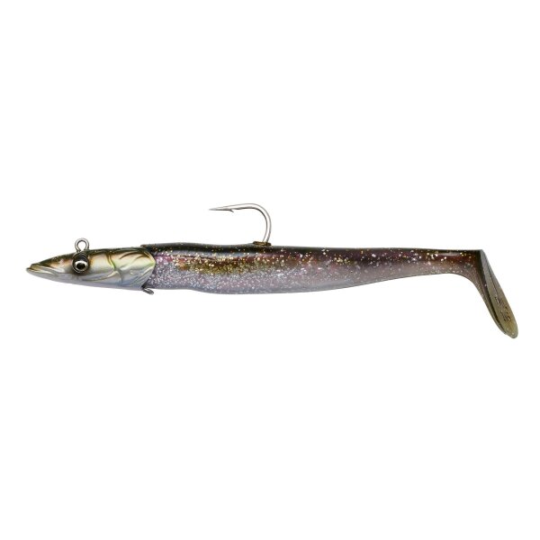 Savage Gear Sandeel V2 BIG GAME RTF Meeresköder 21,5cm/140g Green Silver