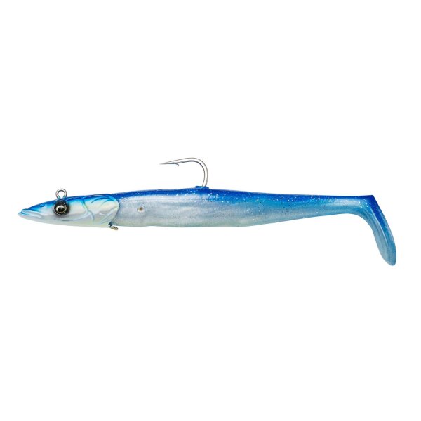 Savage Gear Sandeel V2 BIG GAME RTF Meeresköder 23,5cm/175g Blue Pearl Silver