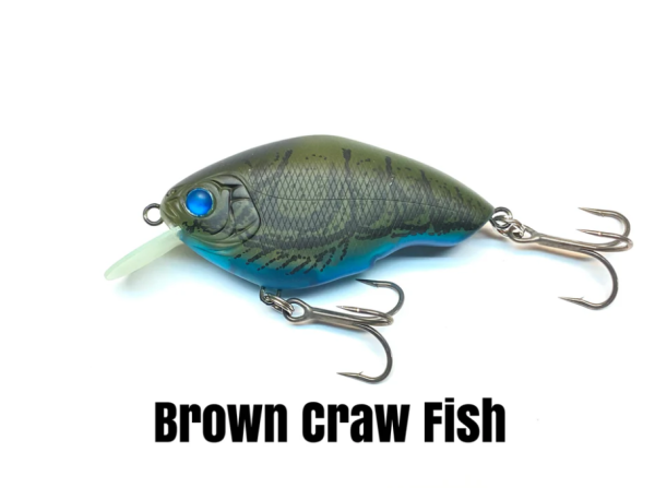 NISHINE LURE WORKS Chippawa RB Silent Crankbait Brown Craw Fish