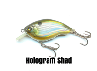 NISHINE LURE WORKS Chippawa RB Silent Crankbait Hologram Shad