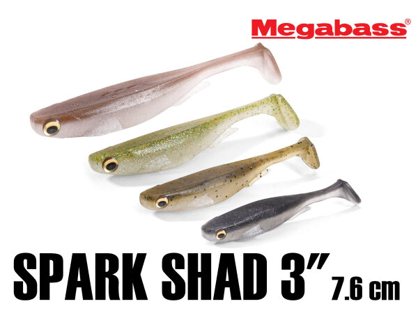 Megabass SPARK SHAD 3" / 7.6 cm