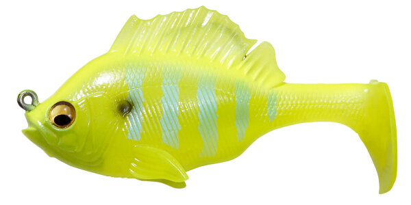 Megabass SLEEPER GILL 3.2" / ca. 8 cm GHOST LIME CHART GILL