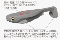 Megabass SPARK SHAD 4" / ca. 10.cm