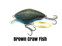 NISHINE LURE WORKS Chippawa RB Blade Brown Craw Fish