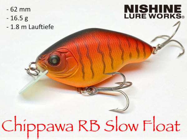 NISHINE LURE WORKS Chippawa RB Slow Float