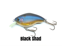 NISHINE LURE WORKS Chippawa SF Slow Float Black Shad