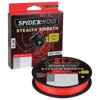 SPIDER WIRE Stealth Smooth X8 PE CODE RED 150m 0.19mm / 18kg / 40Lb