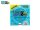 AQUATEKO 4.6m Knot 2 Kinky 1x1 Titanium-Vorfachmaterial (15 ft.)
