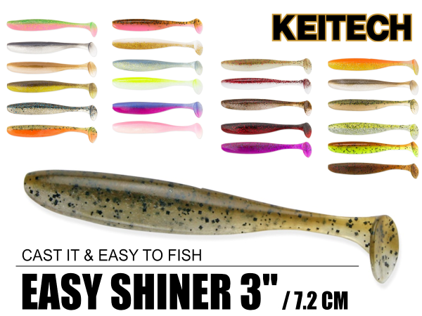 Keitech Easy Shiner 3" / 7.2cm