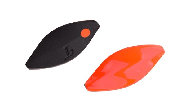 TROUT MASTER INCY Inline Spin Spoon 3gr. Black / Orange