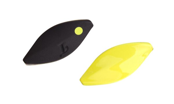 TROUT MASTER INCY Inline Spin Spoon 3gr. Black / Yellow