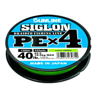 Sunline Siglon PE X4 orange 150m Spule 8lb / 3.3kg / 0,121mm