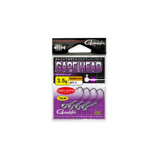 Gamakatsu GAPE JIGHEAD 3.5gr.-1/0