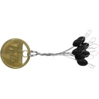 TROUTMASTER Soft Stopper Olives XL / 2.8x4.8mm