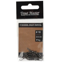 TROUTMASTER 5 Barrel Snap Swivel #18 / 7kg