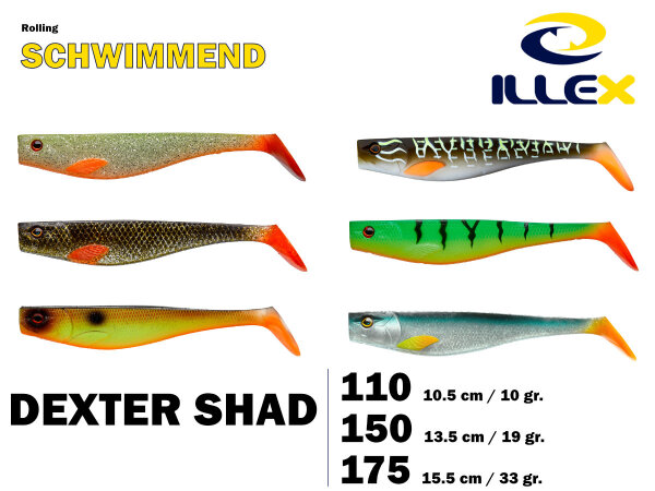 ILLEX DEXTER SHAD 110 / 10.5cm