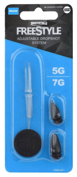 SPRO FreeStyle Adjustable Dropshot System 5+7 gr. (3 Hülsen)