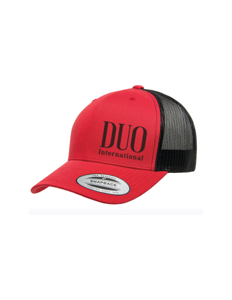 DUO Flexfit Cap red/black