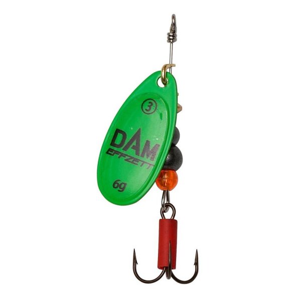 DAM EFFZETT FLUO SPINNER #6 / 20gr. SINKING-GREEN