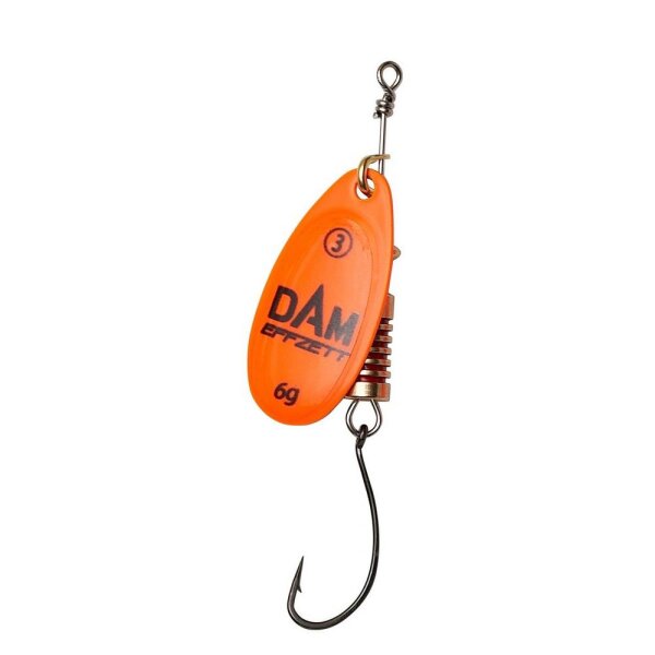 DAM EFFZETT SINGLEHOOK SPINNER #2 / 4gr. SINKING-ORANGE