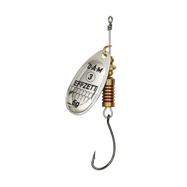 DAM EFFZETT SINGLEHOOK SPINNER #2 / 4gr. SINKING-SILVER