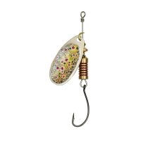 DAM EFFZETT SINGLEHOOK SPINNER #3 / 6gr. SINKING-BROWN TROUT