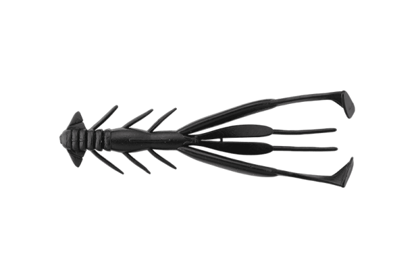 JACKALL JIMMY SHRIMP 3.8" SOLID BLACK