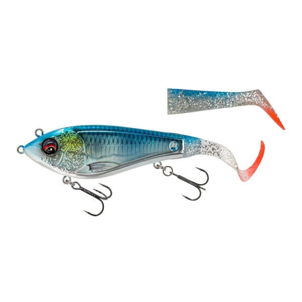 Savage Gear DEVIATOR TAIL Hechtköder 16,5 cm / 48g-Blue Chrome
