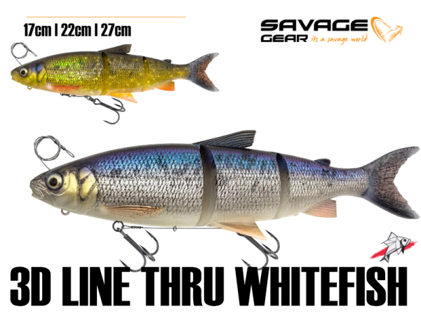 Savage Gear 3D Line Thru Whitefish