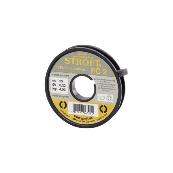 Stroft Fluorcarbon FC2 25m 25m-0.45mm / 13.5kg