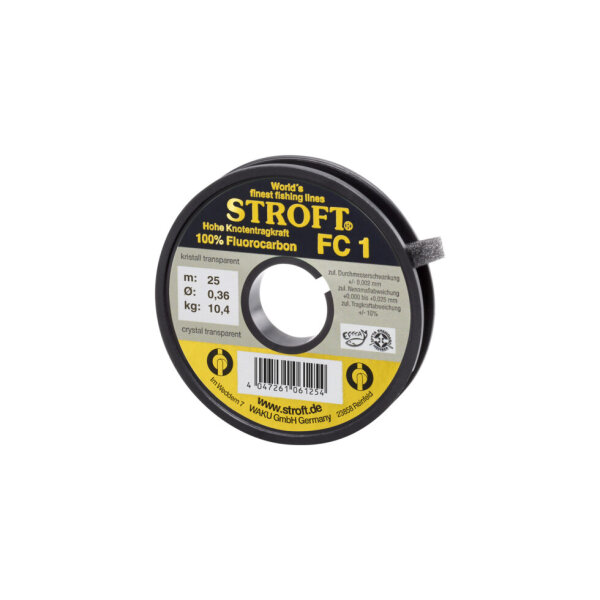 Stroft Fluorcarbon FC1 25m 25m-0.22mm / 4.1kg