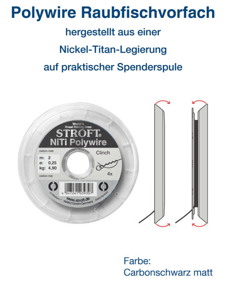 Stroft NiTi Polywire 5m 0.25mm / 4.90kg