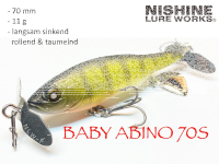 NISHINE LURE WORKS BABY ABINO 70S