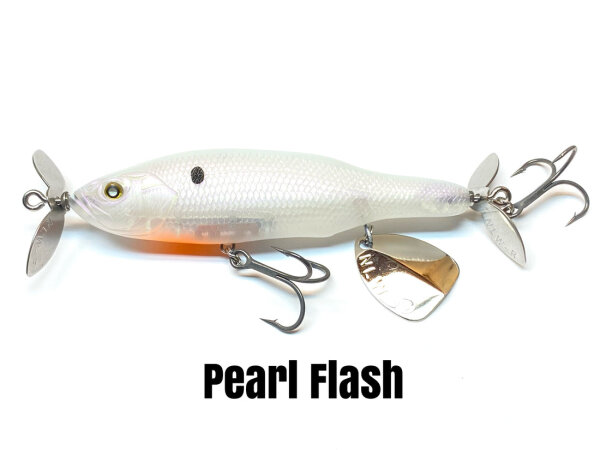 NISHINE LURE WORKS ABINO 110F Pearl Flash