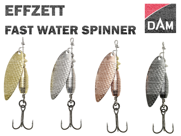 DAM EFFZETT FAST WATER SPINNER 14g / #4 / Gunsmoke