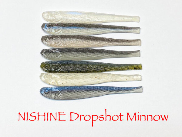NISHINE LURE WORKS Dropshot Minnow - 3,4" (8,5 cm)