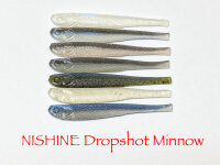 NISHINE LURE WORKS Dropshot Minnow - 3,4" (8,5 cm)
