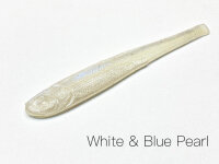 NISHINE LURE WORKS Dropshot Minnow - 3,4" (8,5 cm) White & Blue Pearl