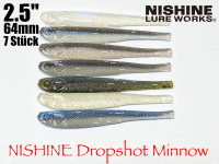 NISHINE LURE WORKS Dropshot Minnow - 2,5" (6,4 cm)