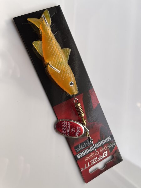 DAM EFFZETT MINNOW SPINNER RED/GLITTER-#2 / 5gr. SINKING