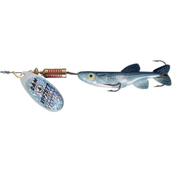 DAM EFFZETT MINNOW SPINNER SILVER/BLACK-#2 / 5gr. SINKING