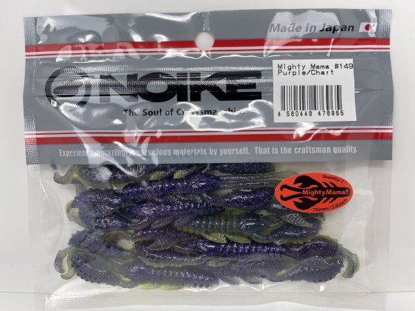 Noike Mighty Mama 2,8" / 7,1 cm Purple Chartreuse UV #149
