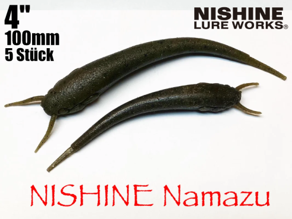 NISHINE LURE WORKS Namazu (Catfish Soft Baits) - 4" (10 cm)