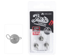 Mikado JAWS CHEBURASHKA - TUNGSTEN metall-silber-8g - 2 Stck