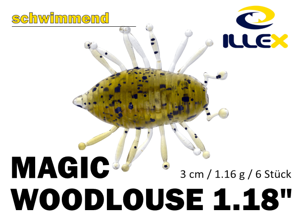 ILLEX MAGIC WOODLOUSE 1.18" / 3cm