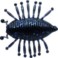 ILLEX MAGIC WOODLOUSE 1.18" / 3cm BLACK W / BLUE