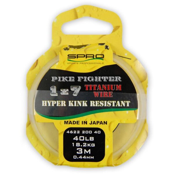 SPRO Predator 1X7 Titanium Wire 3M