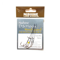 NISHINE LURE WORKS DS Hook WG&TK - #2WG Weedguard