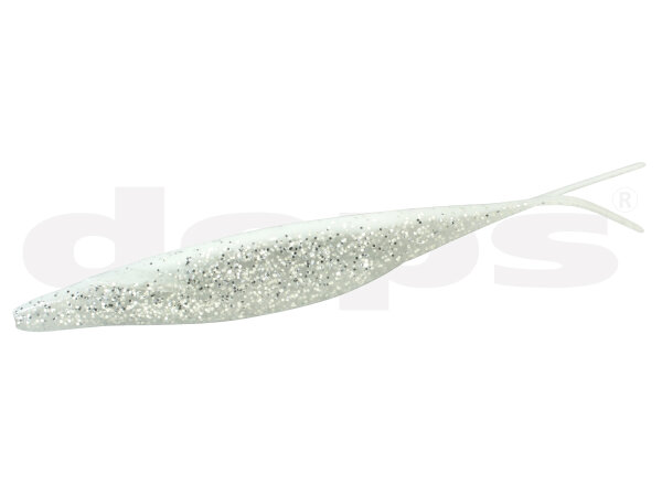 DEPS SAKAMATA SHAD 5"/12.7cm - 6 Stck.-#31 WHITE CLEAR SILVER FLAKE